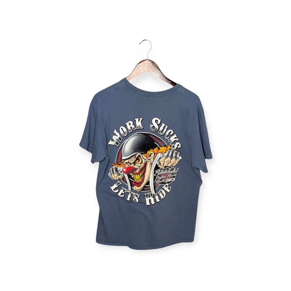 2015 Biketober Fest Daytona Beach Florida Men's Short Sleeve T-Shirt Size Medium
